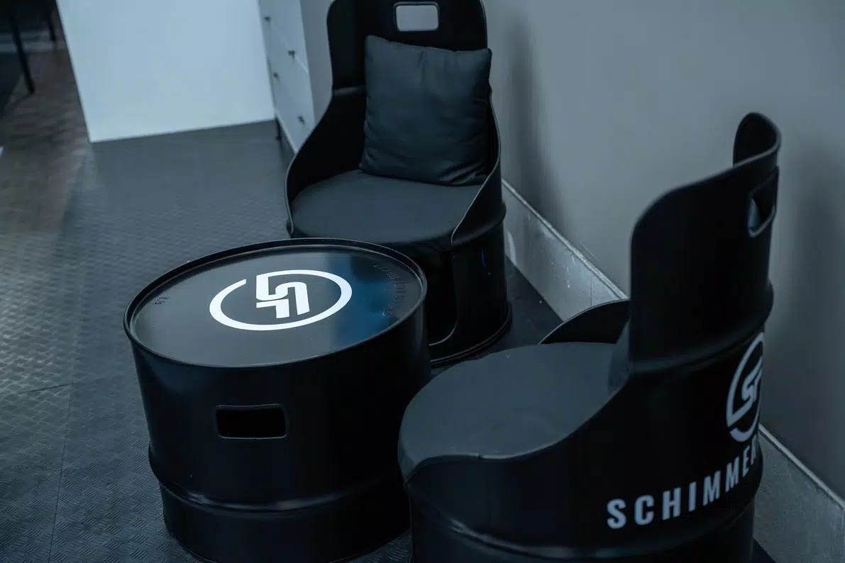 Sitzecke im Wartebereich